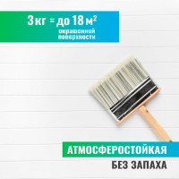 Резиновая краска PROSEPT SuperRubber (белый Ral 9003; 3 кг) 069-3