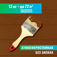 Резиновая краска PROSEPT SuperRubber (коричневый Ral 8017; 12 кг) 073-12