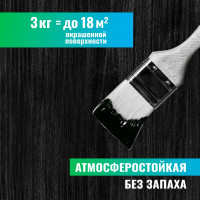 Резиновая краска PROSEPT SuperRubber (черный Ral 9004; 3 кг) 070-3