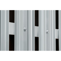 Металлический штакетник Металлика (белый; 10 штук, высота 1 м) 1,0-9003