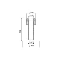 Кровельный аэратор Татполимер 0,5 м d110 ТП-71.100 11169