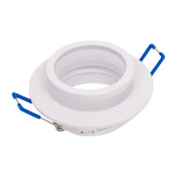 Встраиваемый алюминиевый светильник ЭРА KL89 WH MR16/GU5.3 белый Б0054356