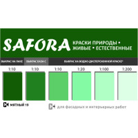 Колеровочная паста SAFORA мятный 100 мл 19