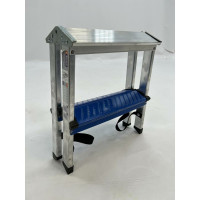 Двусторонняя алюминиевая стремянка Sarayli КОЛОР 2x2 18212