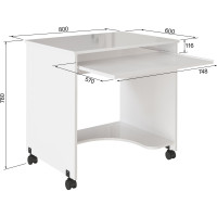 Стол Атмосфера СК-04 белый 00-00015863