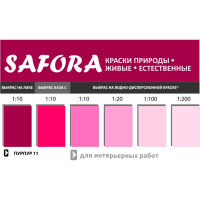 Колеровочная паста SAFORA пурпур 100 мл 11