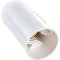 Термостойкий патрон General Lighting Systems пластик Е14 подвесной без кольца белый GLH-E14-HRP-H-W 474011