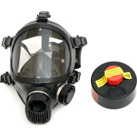 Панорамная маска Partex черная НФ-00000698