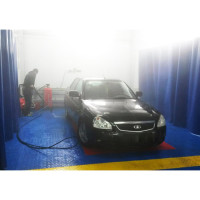 Модульное напольное покрытие ПластФактор SENSOR Canal 375-375 Ral 9005, 10 шт. 4627080342248