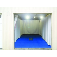 Модульное напольное покрытие ПластФактор SENSOR Canal 375-375 Ral 7035, 10 шт. 4627080342200