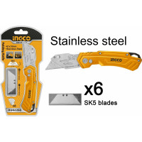 Складной универсальный нож INGCO SK5 INDUSTRIAL HUK6288