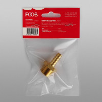 Переходник внешняя резьба 1/2 на штуцер 10 мм, под шланг 9–12 мм F10.31.1 FOOB 00-00002575