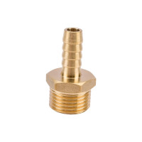 Переходник внешняя резьба 1/2 на штуцер 10 мм, под шланг 9–12 мм F10.31.1 FOOB 00-00002575