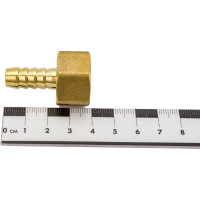 Переходник внутренняя резьба 1/2" на штуцер 10 мм, под шланг 9–12 мм F10.32.1 FOOB 00-00003675