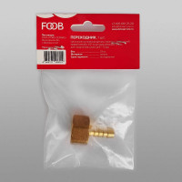 Переходник внутренняя резьба 1/2" на штуцер 10 мм, под шланг 9–12 мм F10.32.1 FOOB 00-00003675