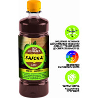 Морилка для дерева SAFORA водная, клен, 500 мл 031