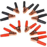 Зажимы (крокодилы) для пусковых проводов Airline S 150А, 10х9 см, 10 штук SA150P10