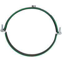 Комплект MAYER сантех. хомут со шпилькой 10x100 и дюбелем д/труб 8" (207-219 мм), гайка М10 14 0800 1/140800100