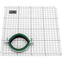 Комплект MAYER сантех. хомут со шпилькой 8x80 и дюбелем д/труб 2" (60-65 мм), гайка М8 14 0200 1/14 0200 18