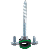 Комплект MAYER сантех. хомут со шпилькой 8x80 и дюбелем д/труб 3/8" (16-19 мм), гайка М8 14 0038 1/14 0038 18