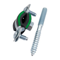 Комплект MAYER сантех. хомут со шпилькой 8x80 и дюбелем д/труб 3/8" (16-19 мм), гайка М8 14 0038 1/14 0038 18