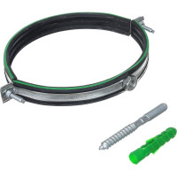 Комплект MAYER сантех. хомут со шпилькой 10x100 и дюбелем д/труб 6" (162-170 мм), гайка М10 14 0600 1/140600100