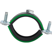 Комплект MAYER Хомут сантехнический со шпилькой 8х80 и дюбелем д/труб 1 1/2" (48-53мм) гайка М8 14 0112 1/ 14 0112 18