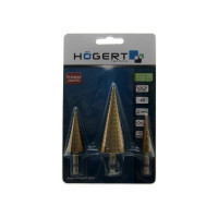 Набор ступенчатых сверл 3 шт, 4-32 мм HOEGERT TECHNIK HT6D325