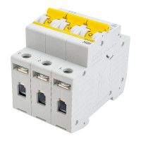 Автоматический выключатель IEK ВА47-60M 3Р 40А 6кА С MVA31-3-040-C