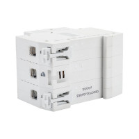 Автоматический выключатель IEK ВА47-60M 3Р 20А 6кА С MVA31-3-020-C