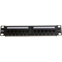 Патч-панель ITK 1U кат.5E UTP 12 портов 10" Dual IDC PP12-1UC5EU-D05-10