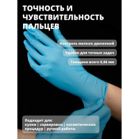 Нитриловые перчатки Jeta Safety размер L/9, 100 шт (50 пар) JSN-109