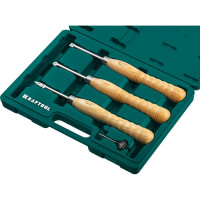 Набор ручных резцов по дереву KRAFTOOL Precision-3 3 шт 18369