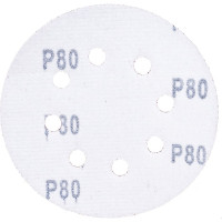 Шлифлист круглый самосцепляющийся 5 шт, 125 мм, Р80 Gepard GP5001-80