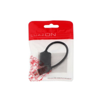 Кабель Type-C - USB LUAZON OTG, 1 А, 0.14 м, чёрный 2985073