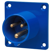 Вилка скрытая TDM ELECTRIC 2Р+РЕ 16А 220В IP44 SQ0607-0001