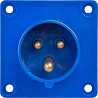 Вилка скрытая TDM ELECTRIC 2Р+РЕ 16А 220В IP44 SQ0607-0001