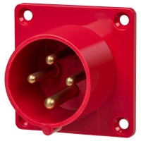 Вилка TDM ELECTRIC 614 скрытая 3Р+РЕ 16А 380В IP44 SQ0607-0002
