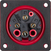 Вилка TDM ELECTRIC 614 скрытая 3Р+РЕ 16А 380В IP44 SQ0607-0002