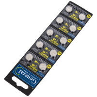 Батарейка General Lighting Systems GBAT-LR43 (AG12) кнопочная щелочная 800581
