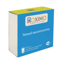 Умный однокнопочный сенсорный выключатель Roximo белый SWSEN01-1W