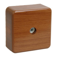 Распаечная коробка IEK КМ41205-05 для о/п 50x50x20мм дуб UKO10-050-050-020-K24-E