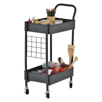 Сервировочная тележка MY SPACE 2 полки, черный TB2P