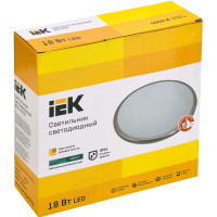 Светильник IEK LED ДПБ 3203 18Вт, IP54, 4000K, круг, розовое золото LDPB0-3203-18-4000-K01