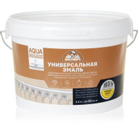 Эмаль универсальная акриловая глянцевая ЭКСПЕРТ желтый RAL 1018 2,5 кг 29073
