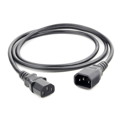 Шнур ПВС-АП Power Cube C13C14-250-10-1,8 черн 1,8 м C13-C14 3x0.75 10А с заземлением RPC-189BLPRO1.8