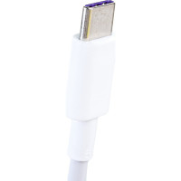 Кабель для зарядки Nord-Yada Android USB-TYPE C 5А 0,5м белый (TPE) 908964