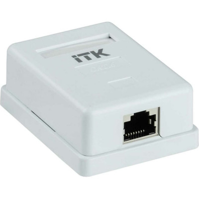 Настенная информационная розетка IEK ITK CS2-1C06F-12