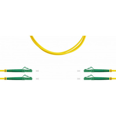 Двойной оптический патч-корд FOPS DX-LC/APC-LC/APC-9/125-2.0-LSZH-3m 134