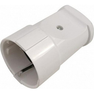 General Lighting Systems Розетка разборная 16А с заземлением круглая белая IP20 GRV-S-16-R-G-W-IP20 470502